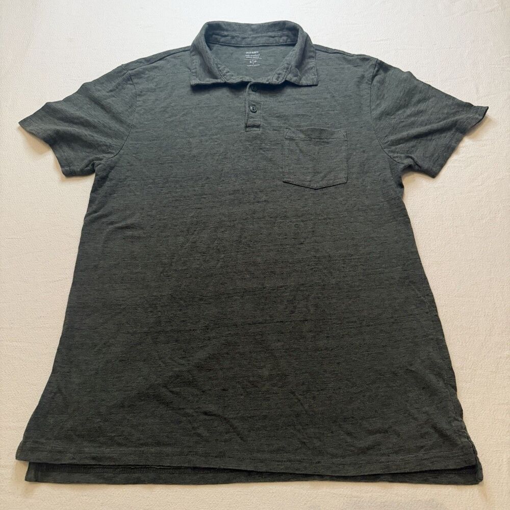 Old Navy Polo Shirt Mens SmallShort Sleeve Pocket Casual Soft-washed Summer